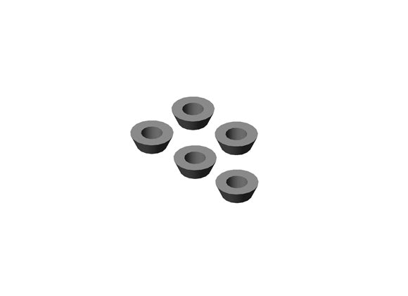 boccola conica spessore 3,5 mm DY01304 -
