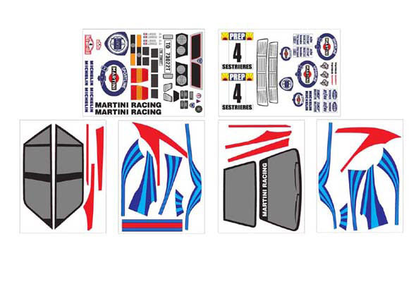 decals Lancia Delta (set completo) EH1397 -