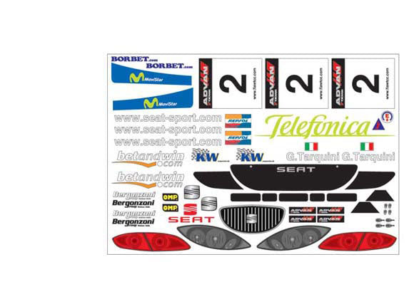 decals complete Seat Leon EH1439 -