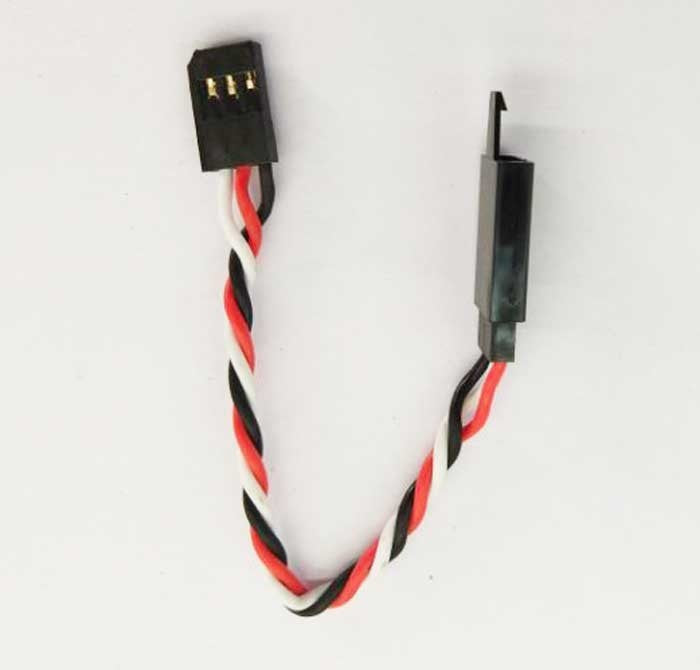 MAXPRO - PROLUNGA FUTABA TWISTED 22AWG 100MM CON BLOCCO