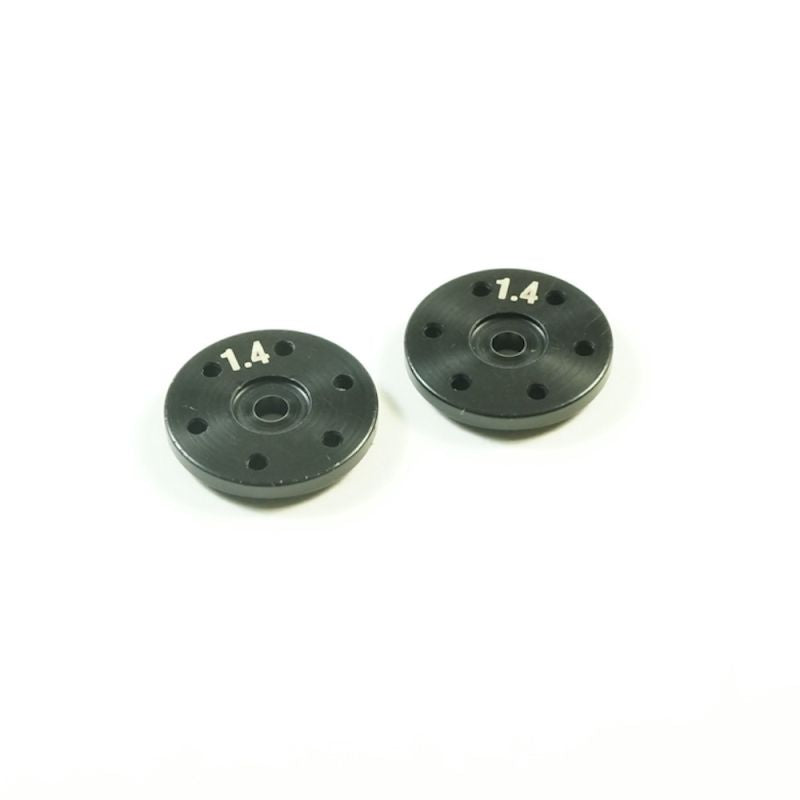 Pistone ammortizzatore SWORKz BBS System 1,4 mm x 6 fori (BK) (2 pezzi)