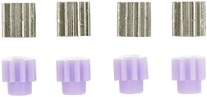 Set di ingranaggi pignone in metallo e plastica Mini 4WD 8T TAM15289