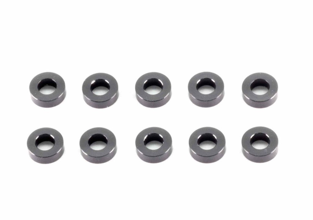 INFINITY - ALUMINUM WASHER 3x6x2.0mm (Black/10pcs)