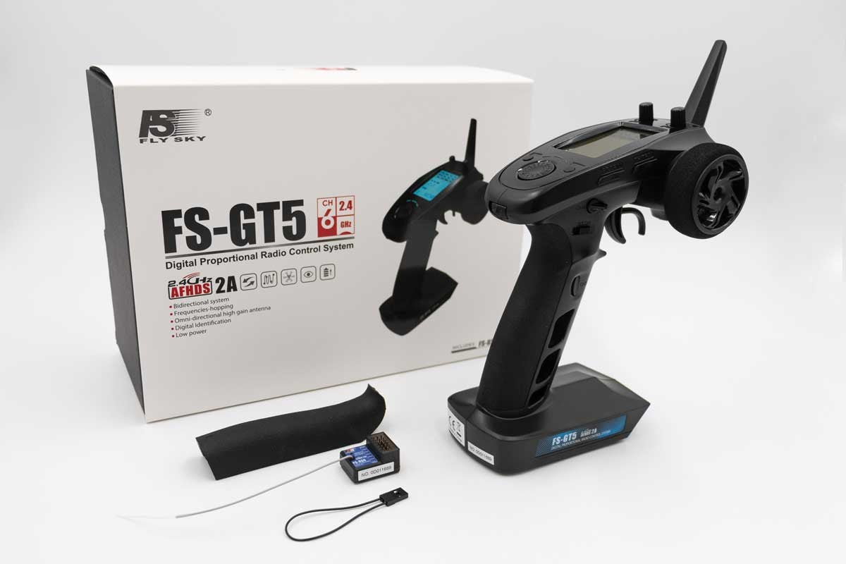 FlySky - TX FS-GT5 RX BS6 6CH 2,4GHZ