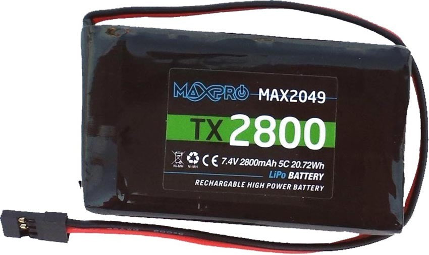 . MAXPRO LIPO 5C 7,4V 2800MAH FUTABA