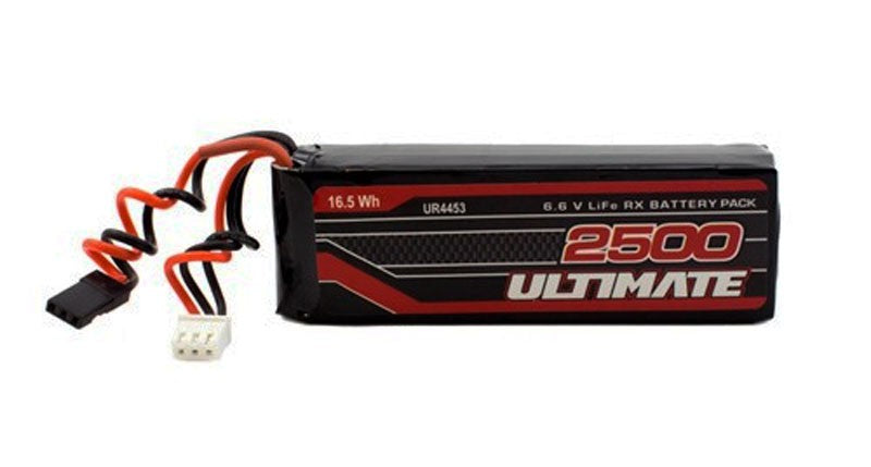 ULTIMATE - BATTERIA 6.6V 2500MAH LIFE FLAT RX