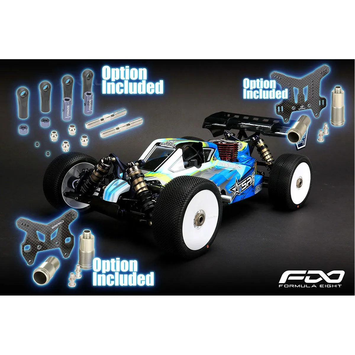 Buggy rc Sparko F8 Euro 25 1:8 4WD Nitro Buggy