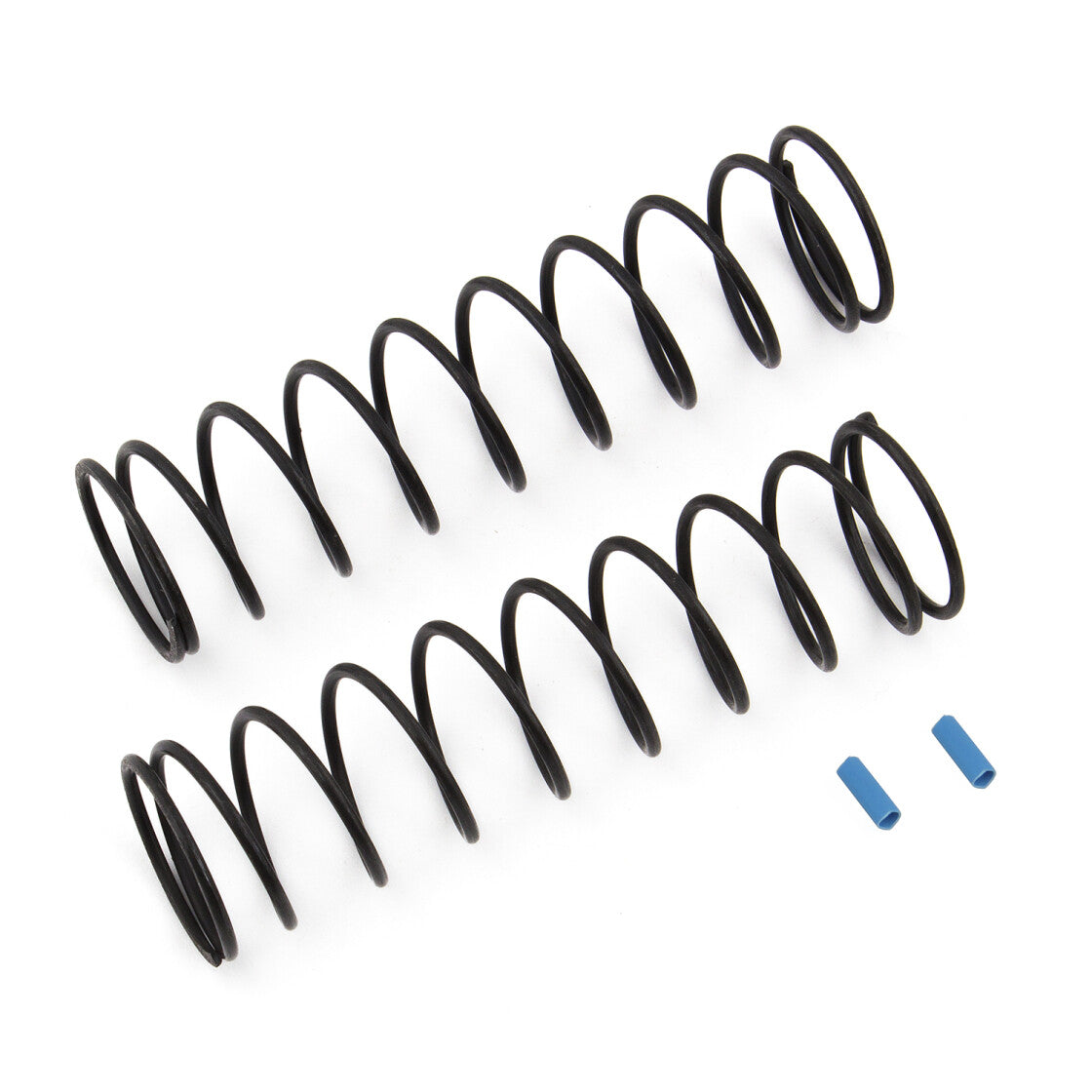81231 Team Associated Rear Springs, V2, blue, 4.3 lb/in, L86, 10.5T, 1.6D